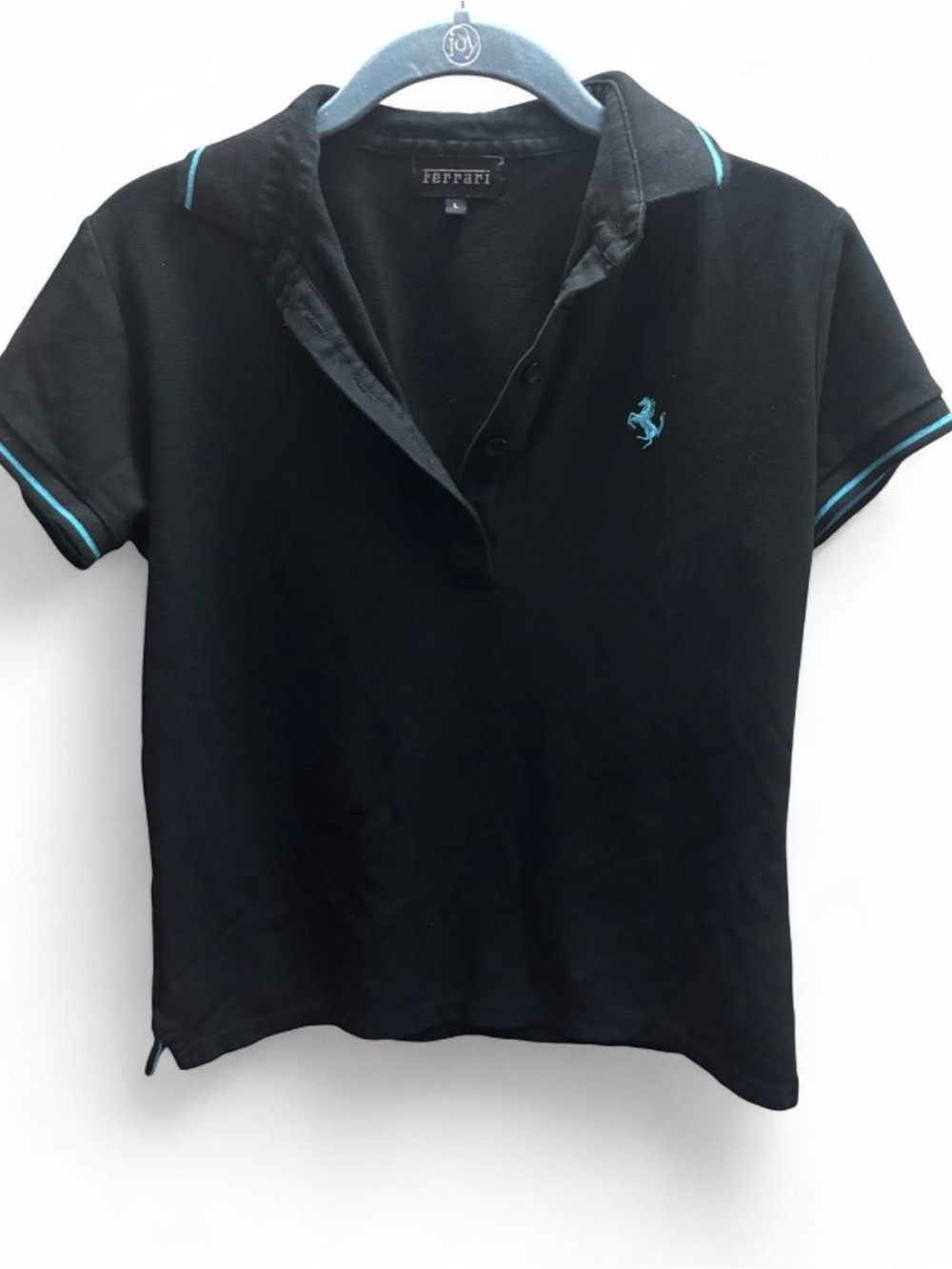 Juniors Large Ferrari Y2K Polo Size Large